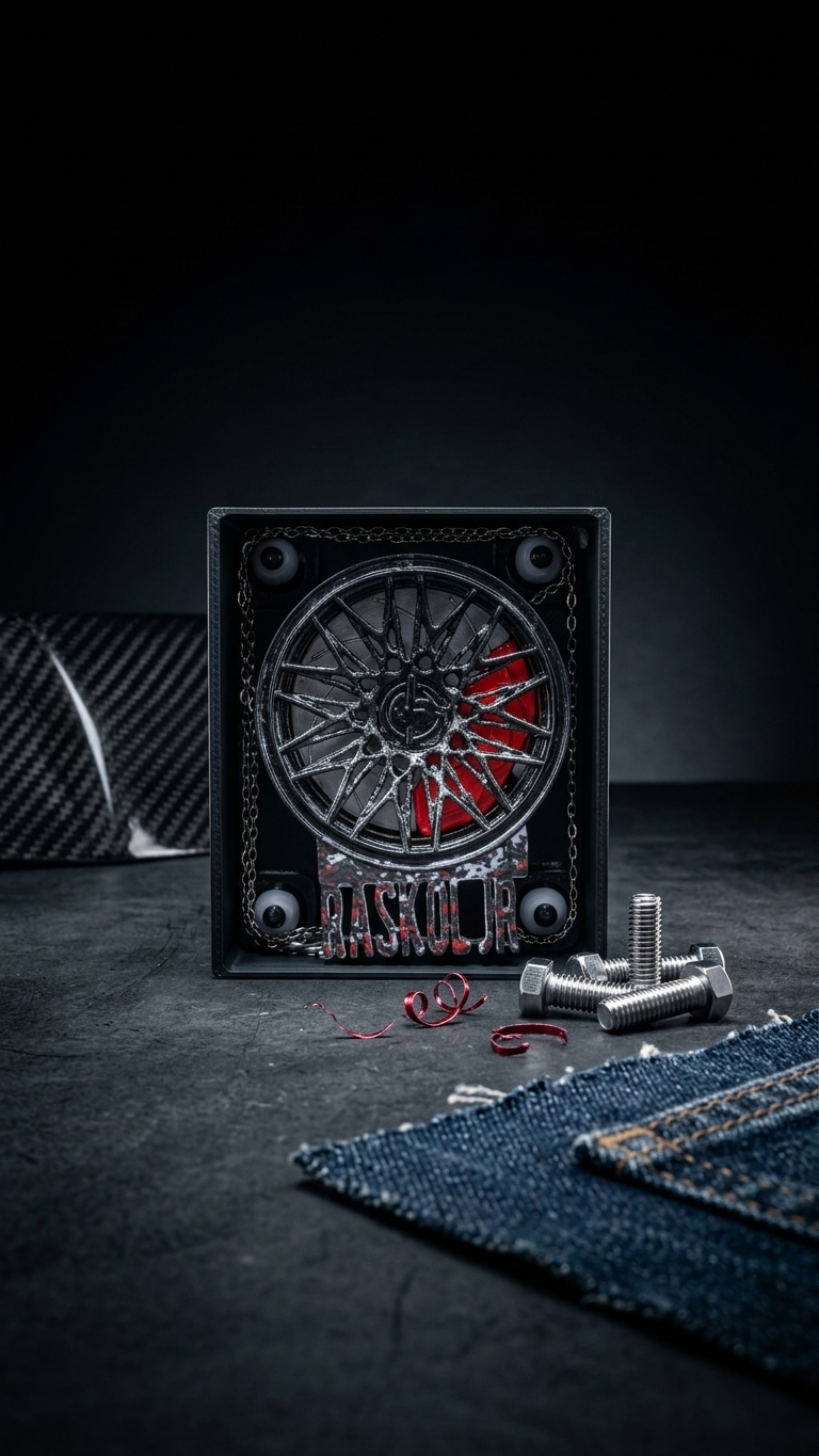 Raskol JR. Multi-Armed Black Motorsport Dikiz Ayna Aksesuarı